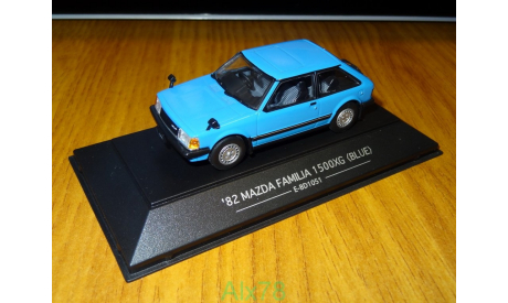 Mazda Familia 1500XG 1982 E-BD1051, Blue, SAPI, 1:43, металл, масштабная модель, 1/43