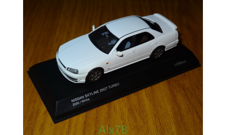 Nissan Skyline 25GT Turbo ER34 2000, White, Kyosho, 1:43, металл, рестайл, масштабная модель, scale43