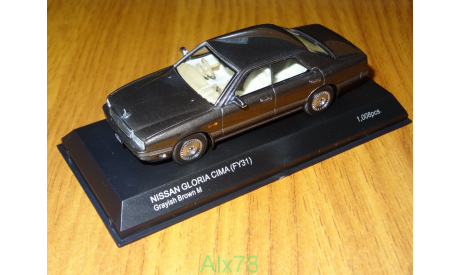 Nissan Gloria Cima FY31, Grayish Brown Mica, Kyosho, 1:43, металл, масштабная модель, scale43