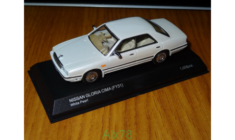 Nissan Gloria Cima FY31, White Pearl, Kyosho, 1:43, металл, масштабная модель, scale43