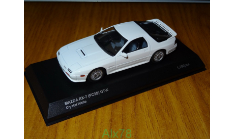 Mazda Savanna RX-7 (FC3S) GT-X, White, Kyosho, 1:43, металл, масштабная модель, scale43