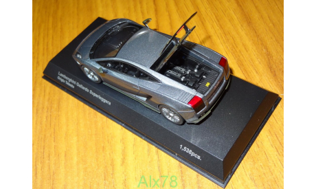 Lamborghini Gallardo Superleggera, Grigio Telesto, Kyosho, 1:43, металл, масштабная модель, scale43