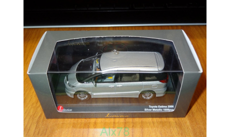 Toyota Estima 2006, Silver, Kyosho, 1:43, металл, масштабная модель, scale43