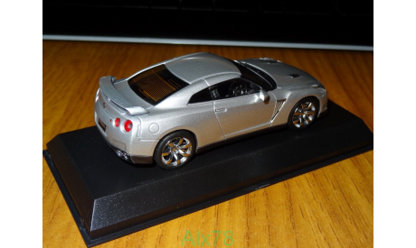 Nissan GT-R R35 2008, Silver, Kyosho, 1:43, металл, масштабная модель, scale43