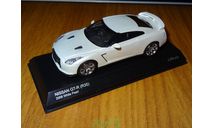 Nissan GT-R R35 2008, White Pearl, Kyosho, 1:43, металл, масштабная модель, scale43