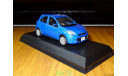 Nissan March, Pacific Blue, J-collection- Kyosho, 1:43, металл, масштабная модель, scale43