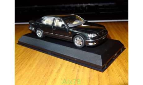 Toyota Celsior 1997, Dark Green, Kyosho, 1:43, металл, масштабная модель, scale43