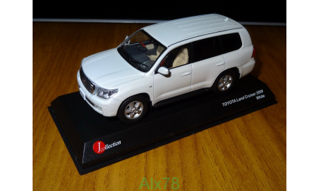 Toyota Land Cruiser 200 2009, White, Kyosho, 1:43, металл, масштабная модель, 1/43