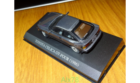 Toyota Celica GT-Four 1986,  Aoshima Dism, 1:43, металл, масштабная модель, scale43
