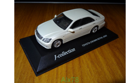 Toyota Crown Royal 2005, J-Collection, White Pearl, металл, 1:43, масштабная модель, scale43