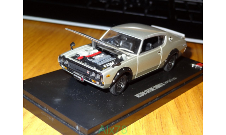 Nissan Skyline 2000 GT-R (KPGC110), Kyosho, 1:43, металл, масштабная модель, scale43