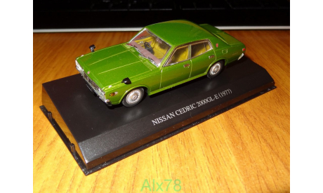Nissan Cedric (330) 2000 GL-E 1977, Aoshima DISM, 1:43, Металл, масштабная модель, scale43