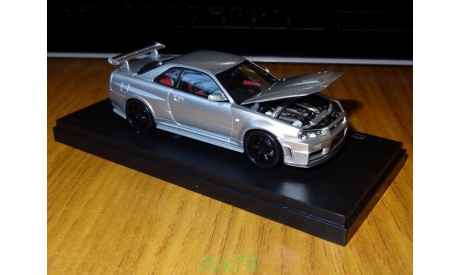 Nissan Skyline GT-R R34 Nismo Z-tune, Kyosho, металл, 1:43, масштабная модель, scale43