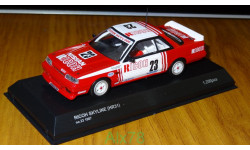 Nissan Skyline Ricoh №23 1987 (HR31) Kyosho 1:43, металл, в боксе