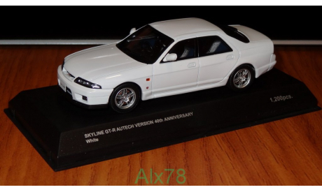 Nissan Skyline GT-R (R33) Autech Version 40th Anniversary, Kyosho, 1:43, Металл, масштабная модель, scale43