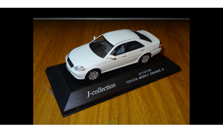 Toyota Mark II Grande G 2001, White, J-Collection, 1:43, металл, масштабная модель, scale43