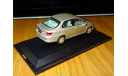 Honda Fit Aria, Gracious Beige, Ebbro, 1:43, металл, масштабная модель, scale43