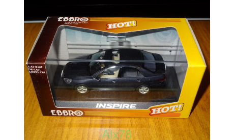 Honda Inspire, Graphite Pearl, Ebbro, 1:43, металл, масштабная модель, scale43
