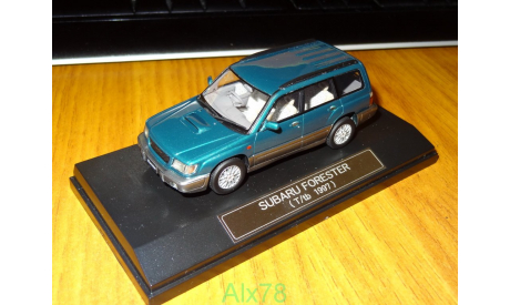 Subaru Forester T/tb 1997, Green, Hi-Story, 1:43, смола, масштабная модель, scale43