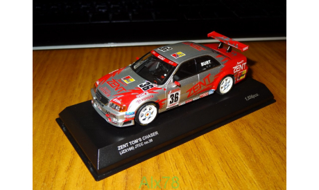 Toyota Chaser (JZX100) JTCC №36 ZENT TOM’S, Kyosho, 1:43, металл, масштабная модель, scale43