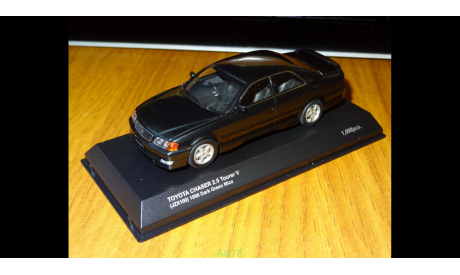 Toyota Chaser Tourer V (JZX100) 1998, Dark Green Mica, Kyosho, 1:43, металл, масштабная модель, 1/43