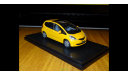 Honda Fit, Sky roof, 2007, Yellow, Ebbro, металл, 1:43, масштабная модель, scale43