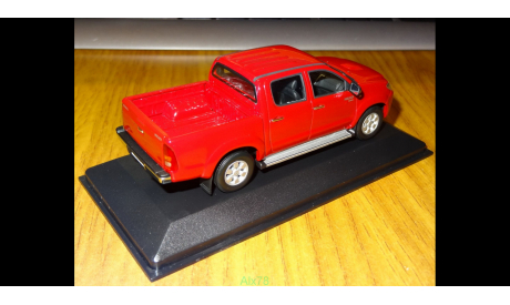 Toyota Hilux 2007, Red, Minichamps, 1:43, металл, масштабная модель, scale43