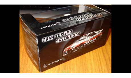 Nissan Skyline GT-R R34 Gran Turismo, AutoArt, 1:43, металл, масштабная модель, scale43