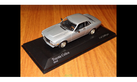 Toyota Celica 1975, Silver, Minichamps, 1:43, металл, масштабная модель, scale43