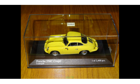 Porsche 356с Coupe, Minichamps, 1:43, металл, масштабная модель, scale43