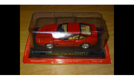 Ferrari 575M Maranello , Японская журналка, 1:43, металл, масштабная модель, IXO Ferrari (серии FER, SF), scale43