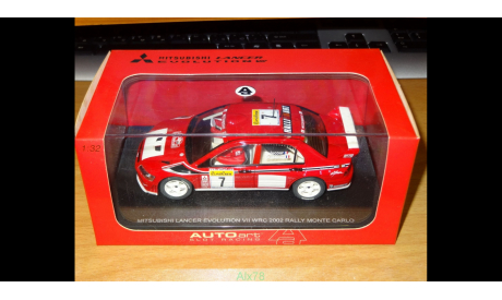 Mitsubishi Lancer Evolution VII WRC 2002, AutoArt, 1:32, масштабная модель, scale32