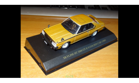 Nissan Skyline 2000 Turbo GT-E-S 1980, Aoshima Dism, 1:43, металл, масштабная модель, scale43
