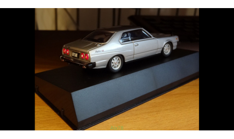 Nissan Skyline 2000 GT-E-S 1978, Aoshima Dism, 1:43, металл, масштабная модель, scale43