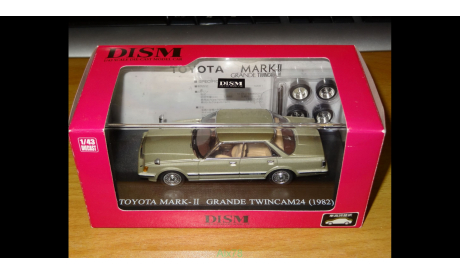 Toyota Mark II Grande Twin Cam 24 GX61, (1982) Aoshima Dism, 1:43, металл, масштабная модель, scale43