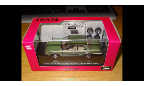 Toyota Cresta Super Lucent Twin Cam 24 GX61 (1982), Aoshima DISM, 1:43, металл, масштабная модель, scale43