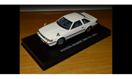 Toyota Soarer 2800 GT 1981, Aoshima Dism, 1:43, металл, масштабная модель, scale43