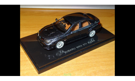 Subaru Impreza WRX STI A-Line, Ebbro, 1:43, металл, масштабная модель, scale43