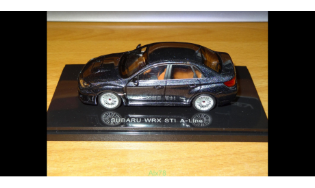 Subaru Impreza WRX STI A-Line, Ebbro, 1:43, металл, масштабная модель, scale43
