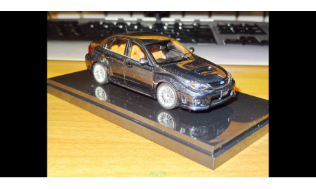 Subaru Impreza WRX STI A-Line, Ebbro, 1:43, металл, масштабная модель, scale43
