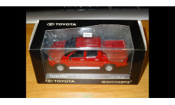 Toyota Hilux 2007, Red, Minichamps, 1:43, металл
