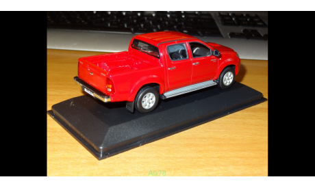 Toyota Hilux 2007, Red, Minichamps, 1:43, металл, масштабная модель, 1/43