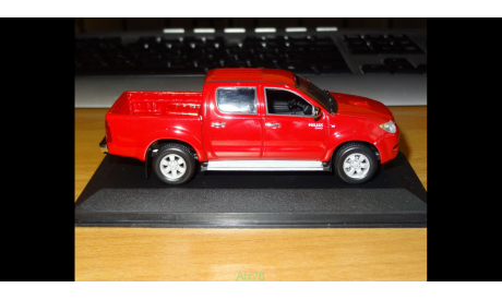 Toyota Hilux 2007, Red, Minichamps, 1:43, металл, масштабная модель, 1/43