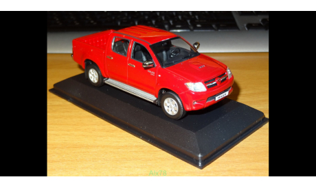 Toyota Hilux 2007, Red, Minichamps, 1:43, металл, масштабная модель, 1/43