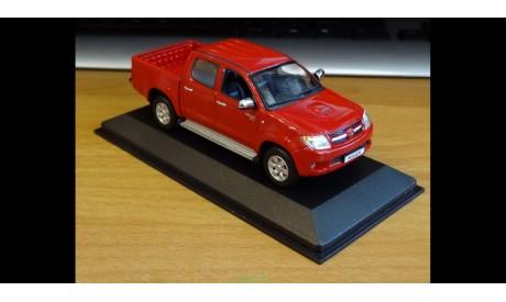 Toyota Hilux 2007, Red, Minichamps, 1:43, металл, масштабная модель, 1/43