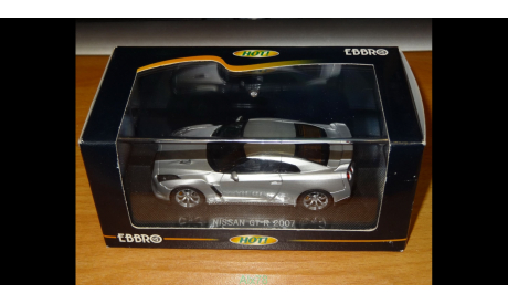 Nissan GTR 2007, Ebbro, 1:43, металл, масштабная модель, scale43