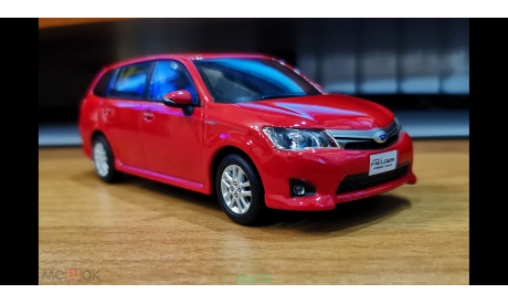 Toyota Corolla Fielder, 1:30, металл, цветовой пробник, масштабная модель, scale30, dealer