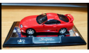 Toyota Supra, Red, Kato, 1:43, кузов пластик, дно металл, масштабная модель, scale43