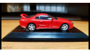 Toyota Supra, Red, Kato, 1:43, кузов пластик, дно металл, масштабная модель, scale43