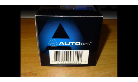 Subaru Impreza WRX Sti, 2006, Blue, Autoart, 1:43, Металл, масштабная модель, scale43
